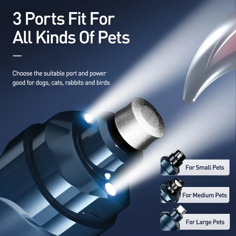 ROJECO N30 Electric Dog Nail Clippers – Rechargeable Pet Nail Grinder for Dogs & Cats